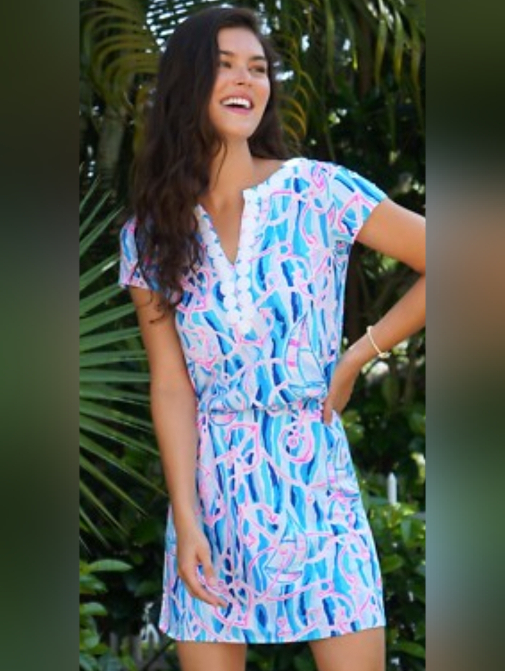 Lilly Pulitzer Rebel Skort Romper Reel Nauti